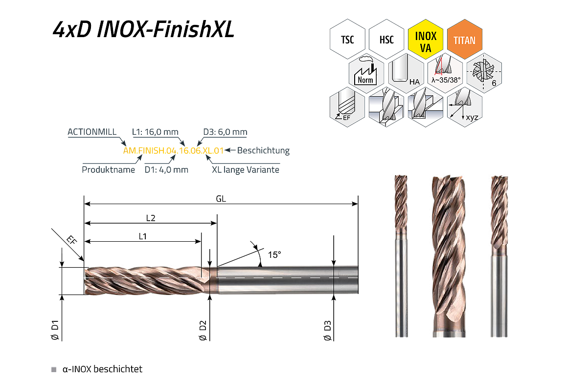 ACTIONMILL Finish XL & XXL