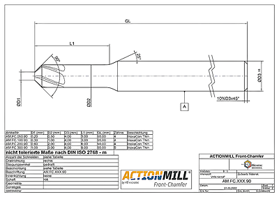 ACTIONMILL INOX-Front-Chamfer — Ansicht 3