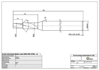 TARGETDRILL INOX-Flatdrill 180° — Ansicht 3